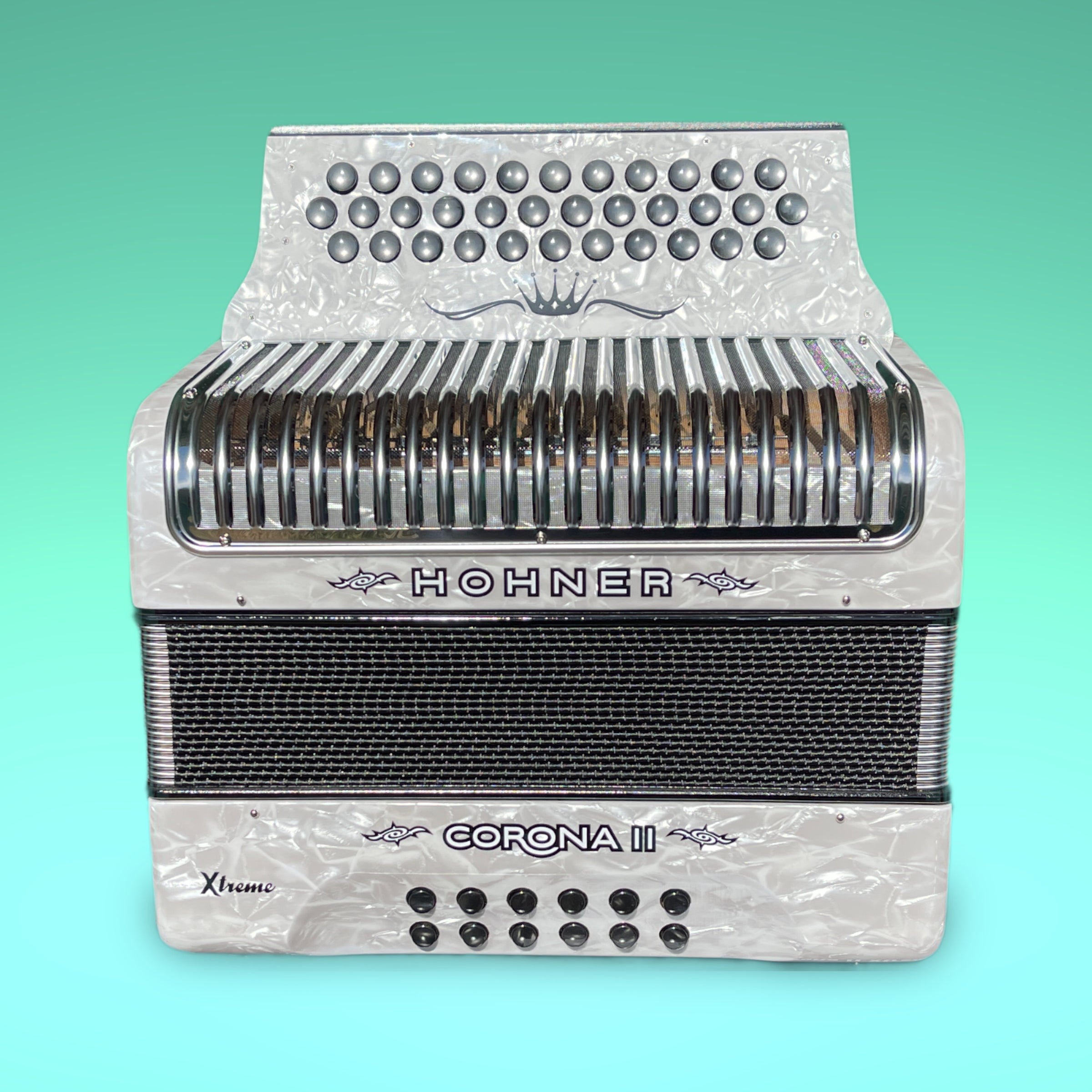 Hohner Corona II XTREME | Pilo's Accordion Shop, image size:2400x2400
