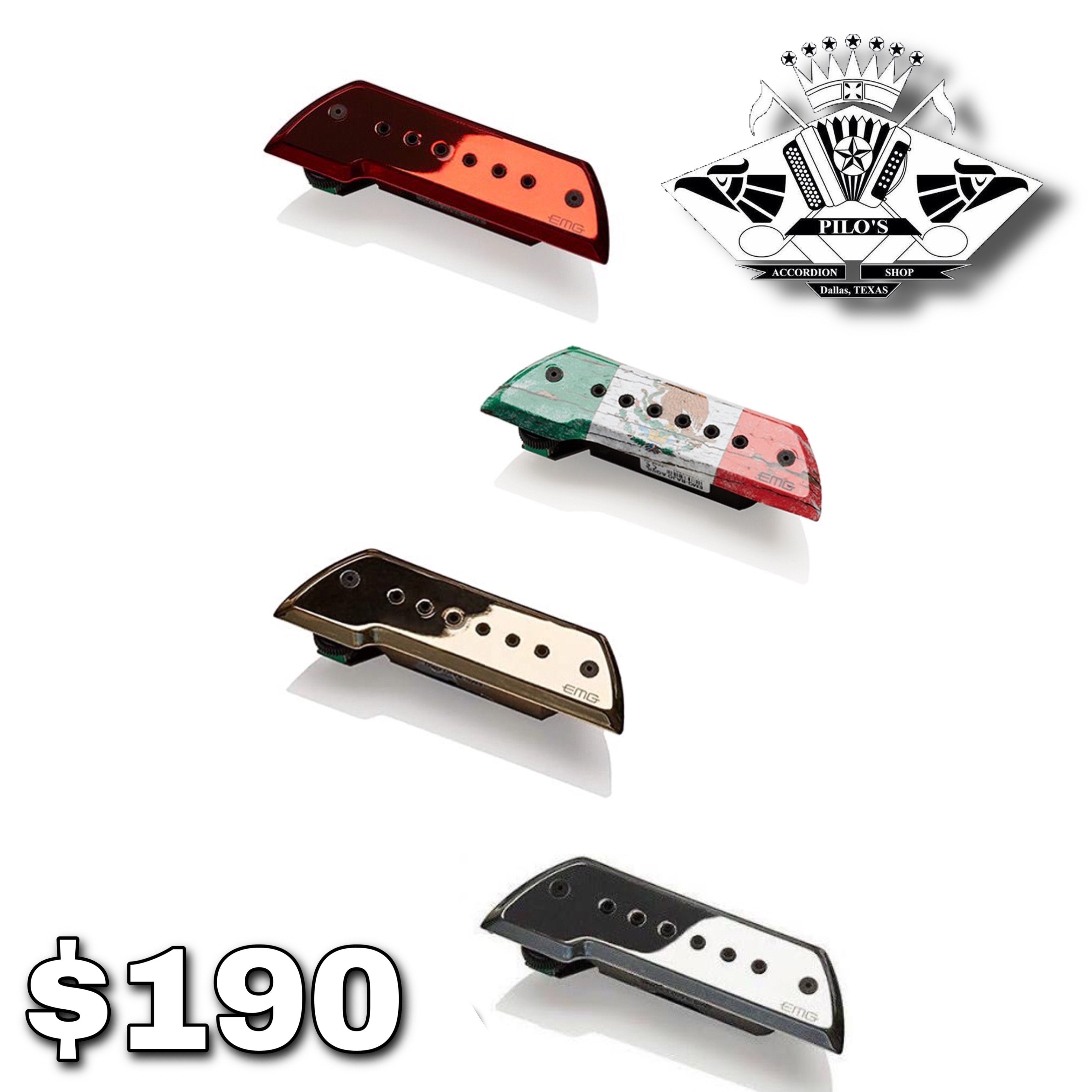 EMG ACS Oro | Bajo Quinto/Sexto | Distribuidor Oficial México